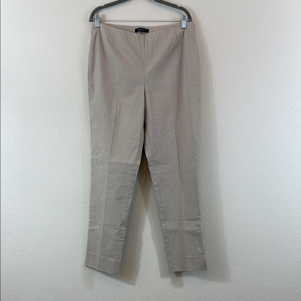 Lafayette 148 Tan Chinos‎ Classic Straight-Leg Pants Size 10